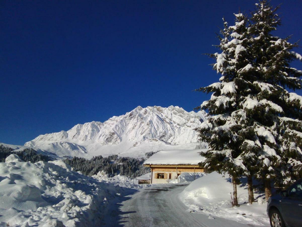 Les Fenetres Du Mont Blanc Leilighet La Giettaz Eksteriør bilde