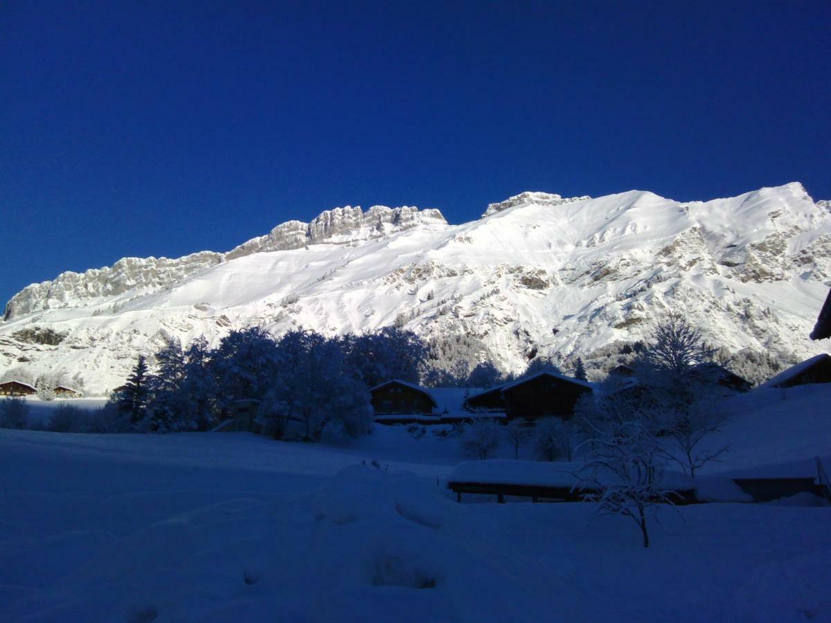 Les Fenetres Du Mont Blanc Leilighet La Giettaz Eksteriør bilde